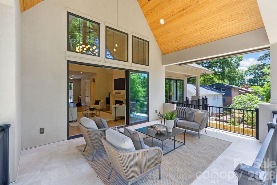 Covered Deck off Main Level Living