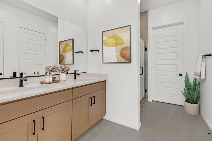 Furnished interior view inside a new home in Saguaro Reserve II, Marana (Image 10). Furnished interior view inside a new home in Saguaro Reserve II, Marana (Image 10).