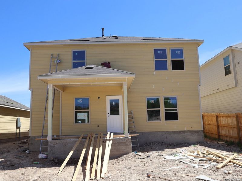 In-progress construction of a new home in Agave, San Antonio, TX (Image 26).