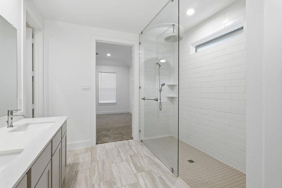 Furnished interior view inside a new home in Hills of Westlake, Conroe (Image 7).