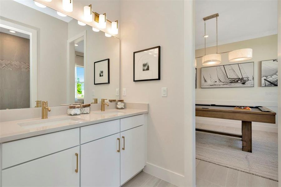 Furnished interior view inside a new home in Serengeti, Spring Hill (Image 33).
