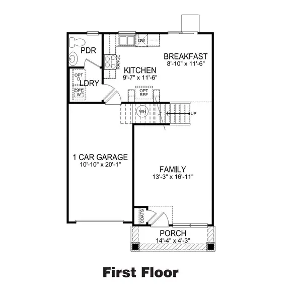 2D floor plan layout of this home in Aberdeen Place, Asheville, NC (Image 3).