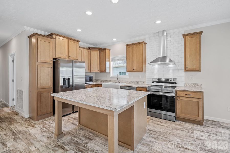 Furnished interior view inside a new home in , Asheville (Image 7).