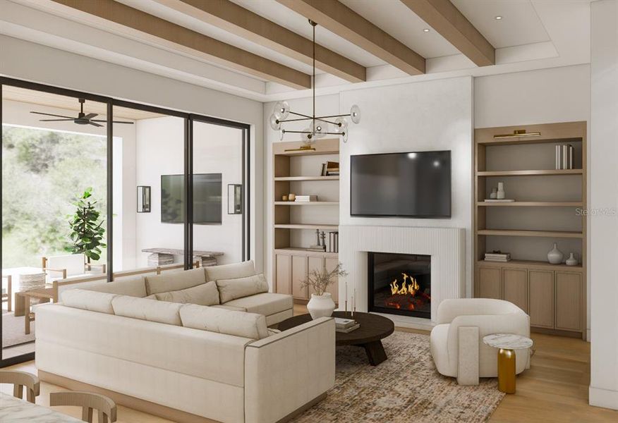 Furnished interior view inside a new home in , Winter Park (Image 5).