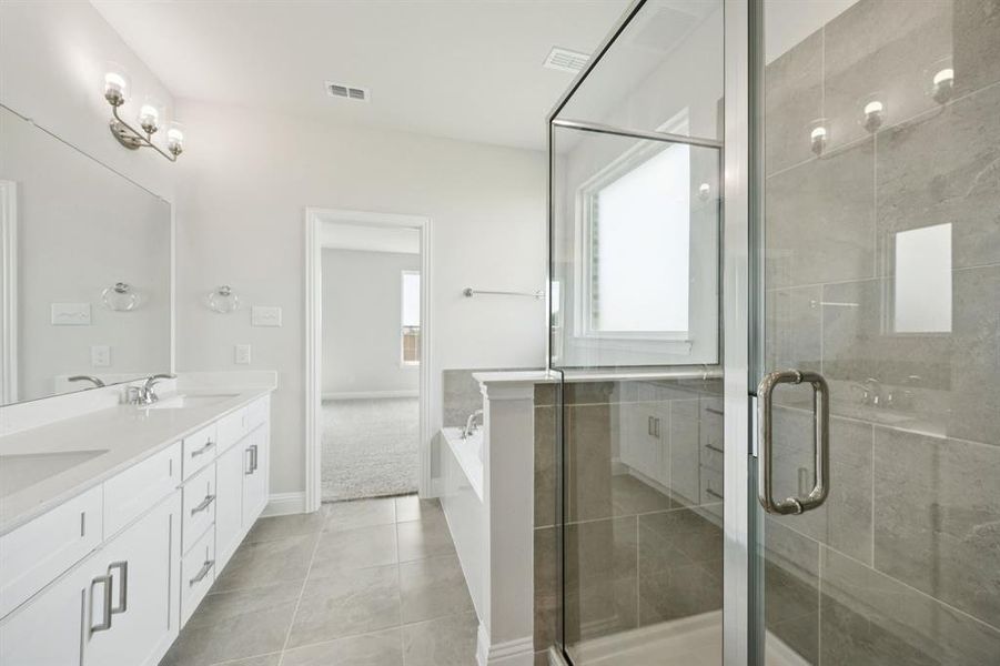 Furnished interior view inside a new home in Bellagio, Forney (Image 4). Furnished interior view inside a new home in Bellagio, Forney (Image 4).