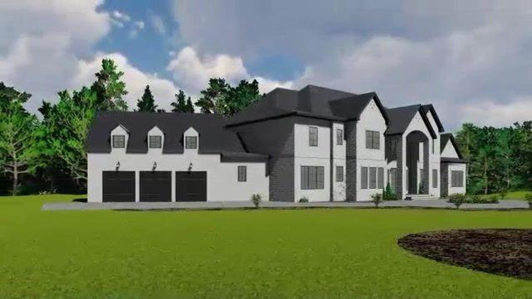 Front exterior of a new home in , Alpharetta, GA, highlighting curb appeal (Image 11).