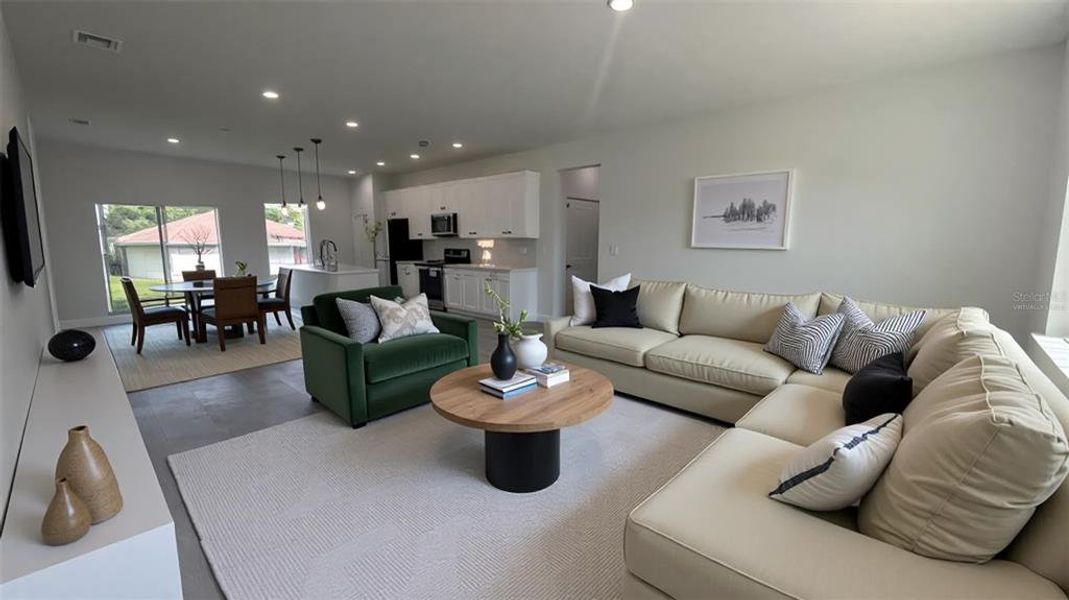 Living room - Virtually Staged Living room - Virtually Staged