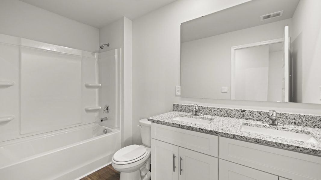 Furnished interior view inside a new home in Southwind Village, Evans (Image 11). Furnished interior view inside a new home in Southwind Village, Evans (Image 11).