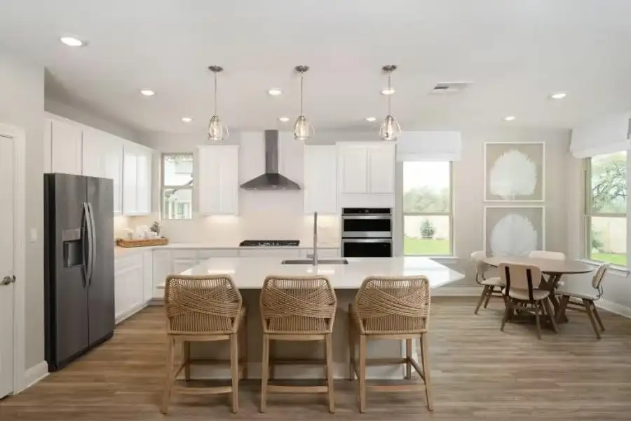 Photo of Pulte model home with same floor plan, not of actual home listed. Photo of Pulte model home with same floor plan, not of actual home listed.