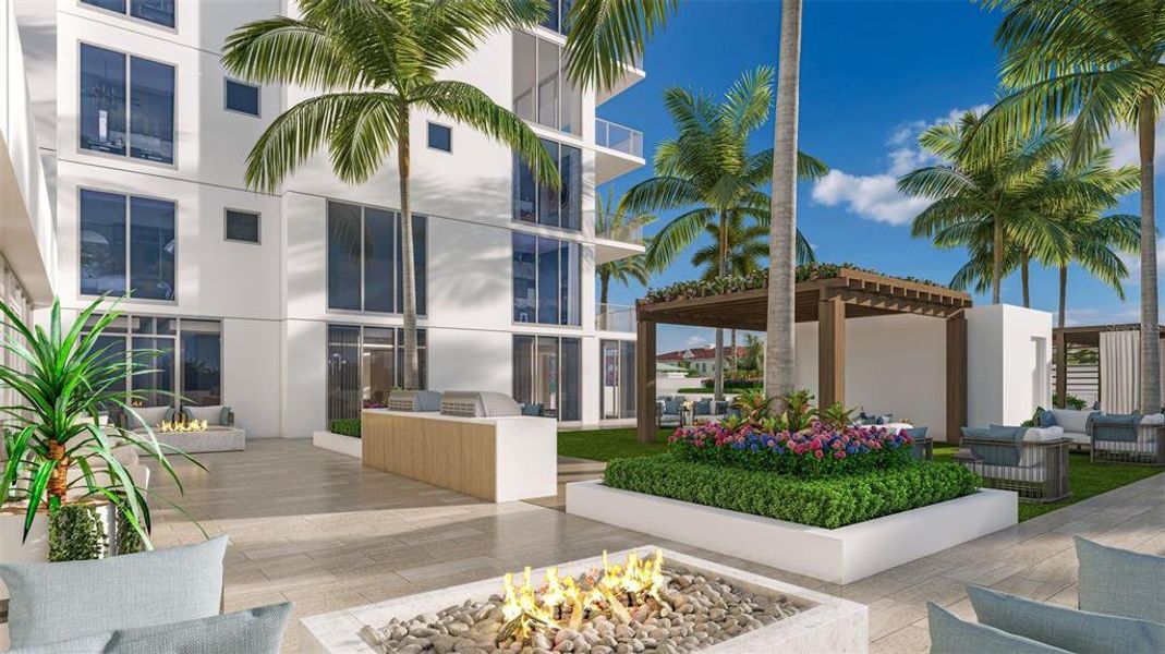 Front exterior of a new home in , Tampa, FL, highlighting curb appeal (Image 24).