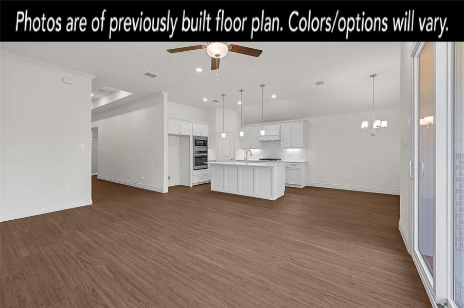 Furnished interior view inside a new home in Lexington Heights, Willis (Image 6).