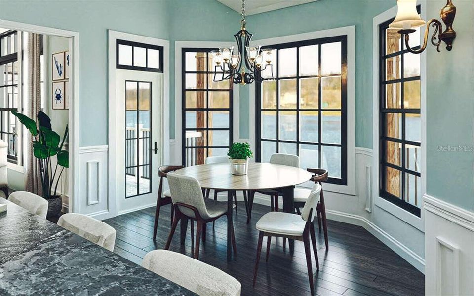 Furnished interior view inside a new home in , Dade City (Image 8).