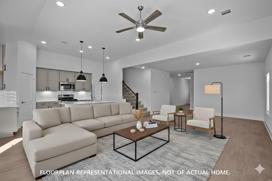 Furnished interior view inside a new home in Summerview, Fulshear (Image 7).