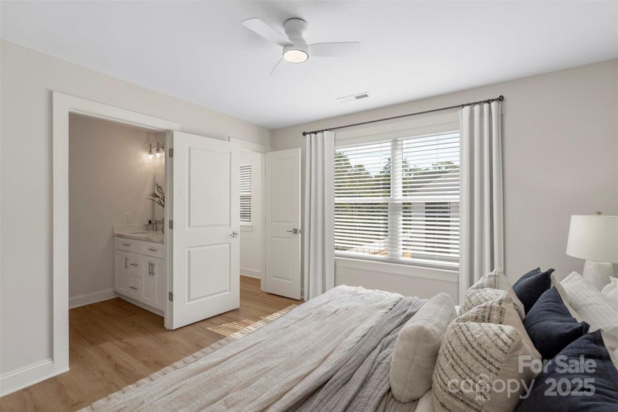 Furnished interior view inside a new home in , Charlotte (Image 28).