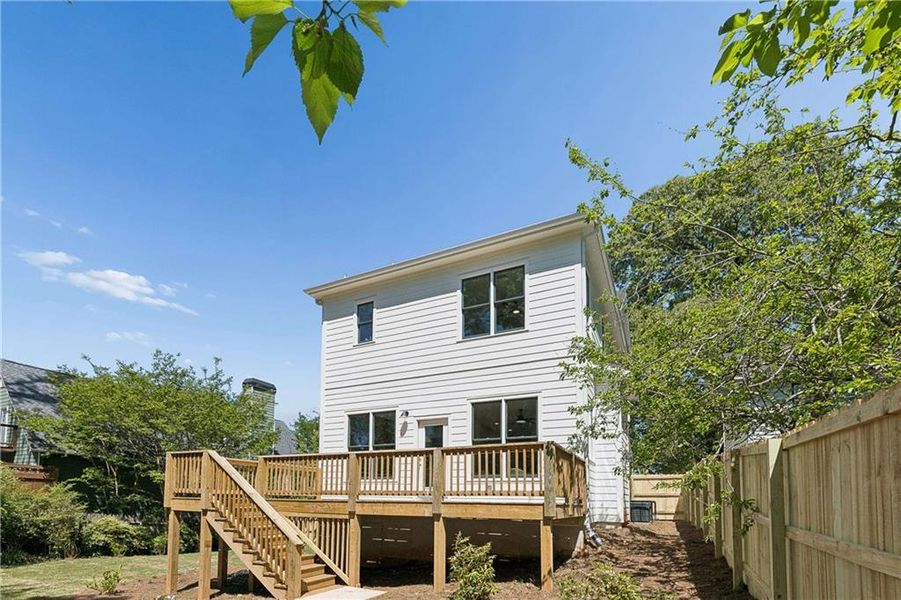 Exterior details and patio area of a home in , Atlanta (Image 33). Exterior details and patio area of a home in , Atlanta (Image 33).