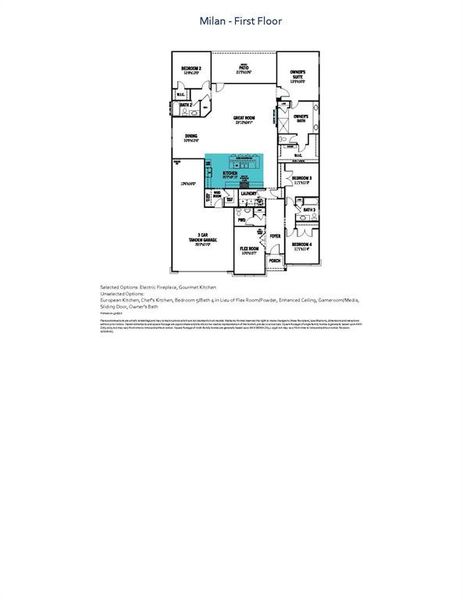 Milan - Floor Plan Milan - Floor Plan