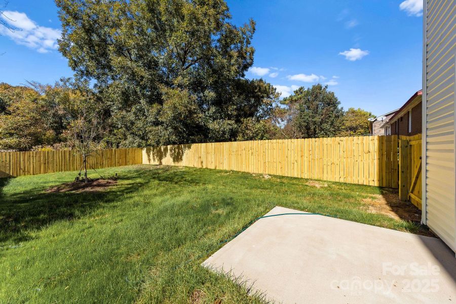 Exterior details and patio area of a home in , Charlotte (Image 29).
