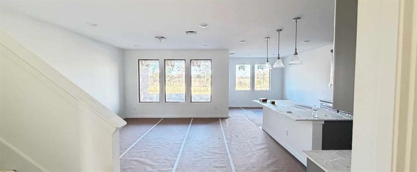 Open Kitchen-Living-Dining Room Construction Progress Open Kitchen-Living-Dining Room Construction Progress