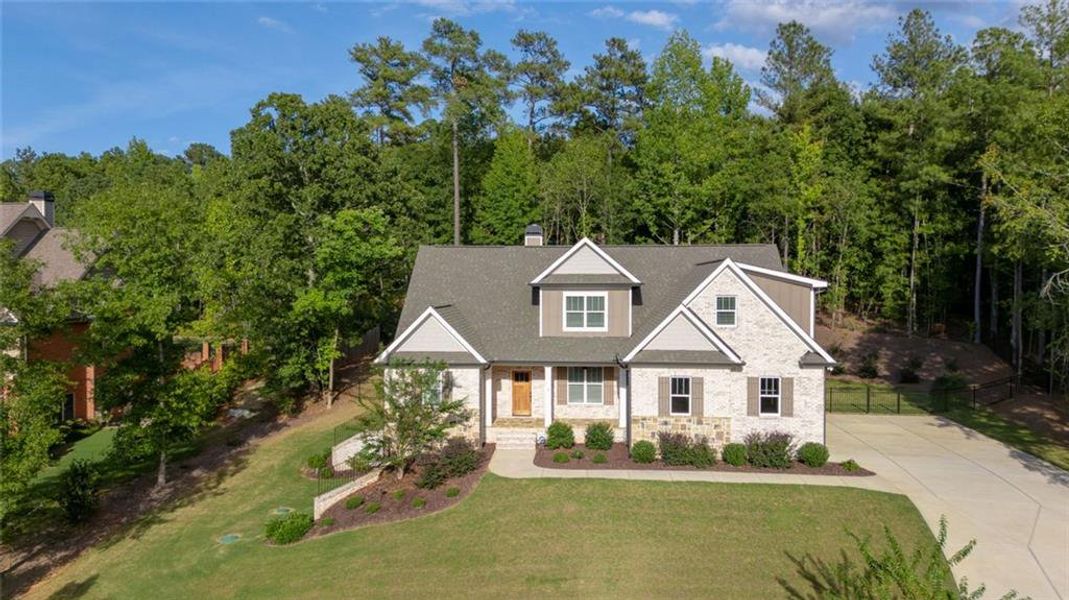 Front exterior of a new home in , Bishop, GA, highlighting curb appeal (Image 33).