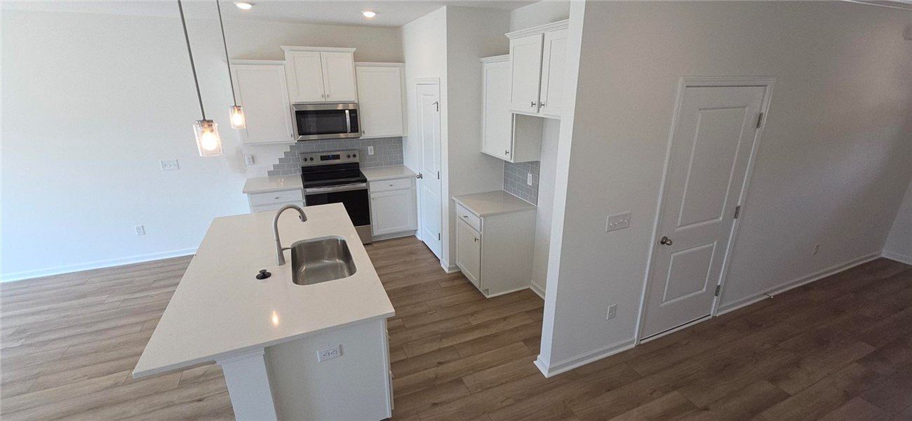 Furnished interior view inside a new home in Meece Townhomes, Easley (Image 5).