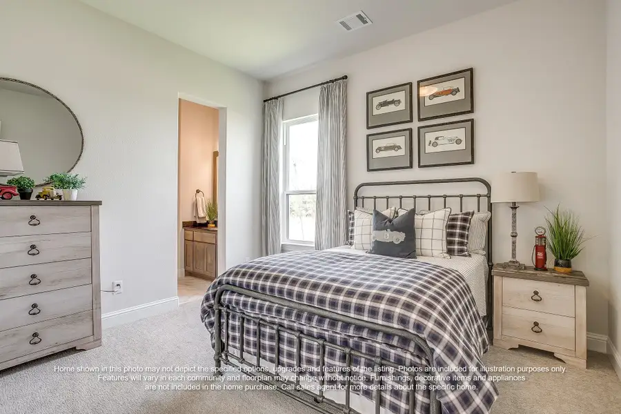 Furnished interior view inside a new home in Byrum Ranch - 1 Acre Lots, Maypearl (Image 12).