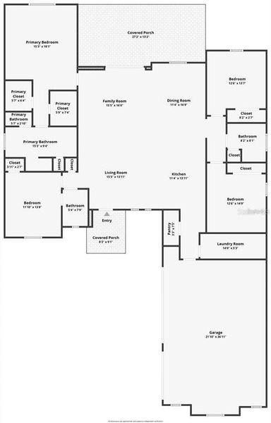 2D floor plan layout of this home in , Palm Coast, FL (Image 4).