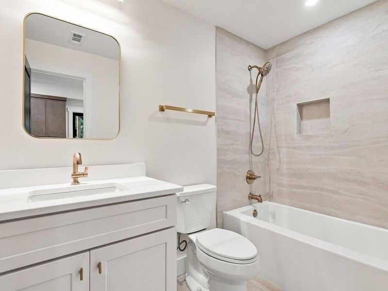 Furnished interior view inside a new home in , Marietta (Image 17).