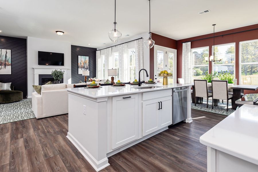 Furnished interior view inside a new home in Madison at Buice Lake, Acworth (Image 7).
