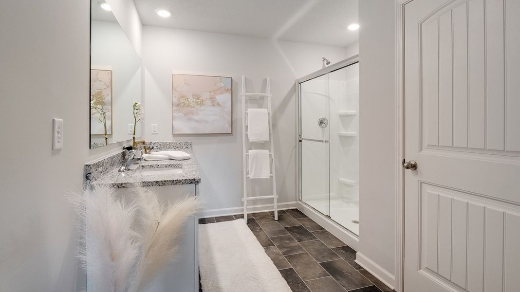 Furnished interior view inside a new home in Riggs Pointe, Millington (Image 16). Furnished interior view inside a new home in Riggs Pointe, Millington (Image 16).