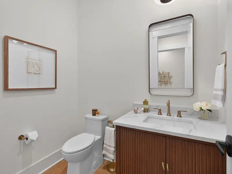 Representative furnished interior of a home built from the Montecito Ranch by Classica Homes in Riverchase Estates, Lancaster (Image 26).