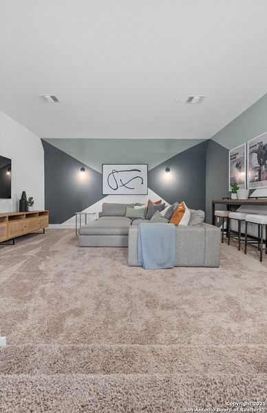 Furnished interior view inside a new home in Legacy at Lake Dunlap, New Braunfels (Image 5).