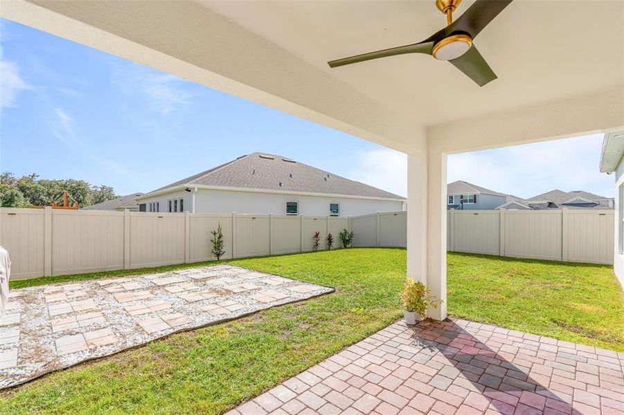 Exterior details and patio area of a home in Eden at Crossprairie, St. Cloud (Image 2). Exterior details and patio area of a home in Eden at Crossprairie, St. Cloud (Image 2).