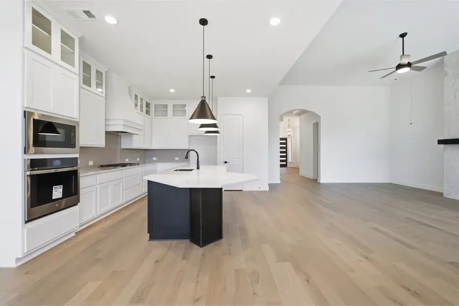 Furnished interior view inside a new home in Sonoma Verde, Heath (Image 11). Furnished interior view inside a new home in Sonoma Verde, Heath (Image 11).