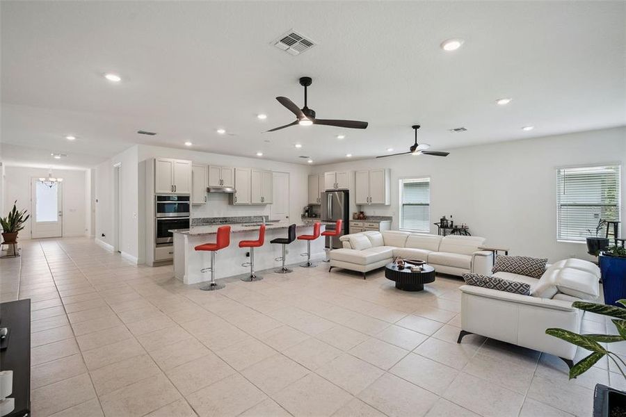 Furnished interior view inside a new home in , Deltona (Image 36).