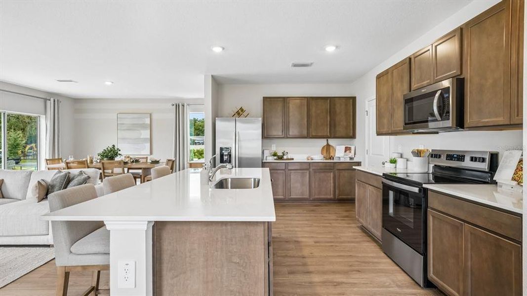 Furnished interior view inside a new home in Angeline, Land O' Lakes (Image 3).