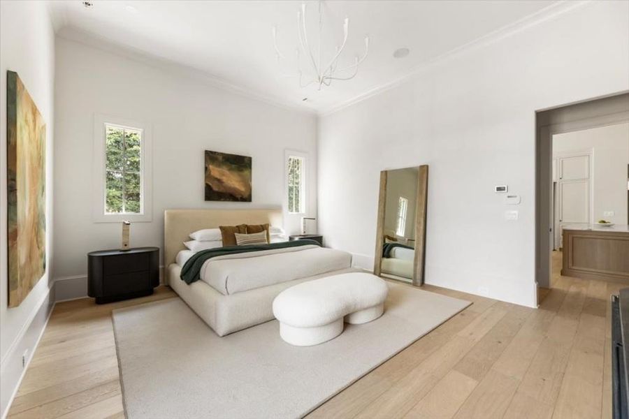 Furnished interior view inside a new home in , Alpharetta (Image 56).