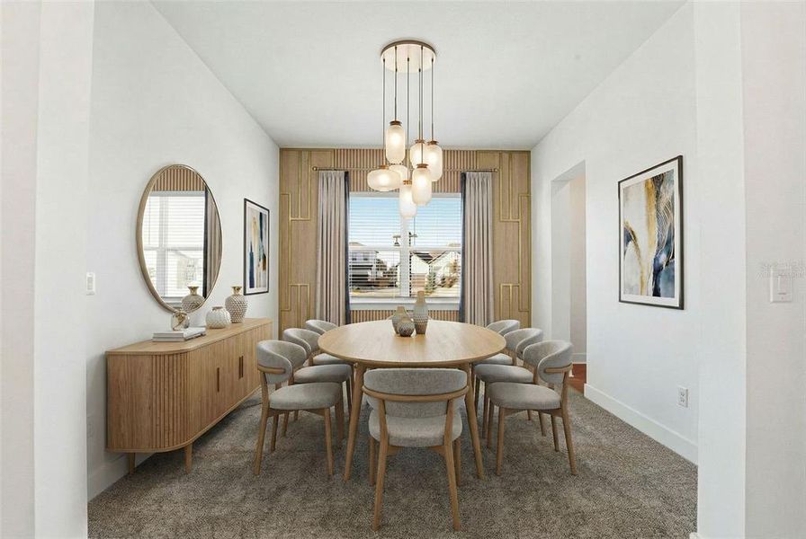 Furnished interior view inside a new home in Vida's Way, Wesley Chapel (Image 40).