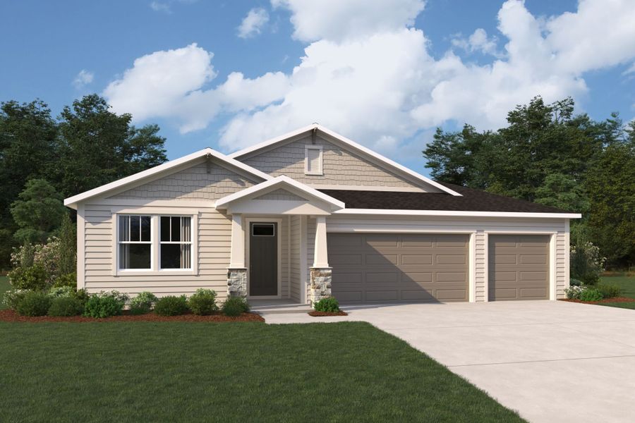 Representative exterior photo of a completed home built from the Careen by Mattamy Homes in RiverTown - Forest, St. Johns, FL (Image 2). Representative exterior photo of a completed home built from the Careen by Mattamy Homes in RiverTown - Forest, St. Johns, FL (Image 2).