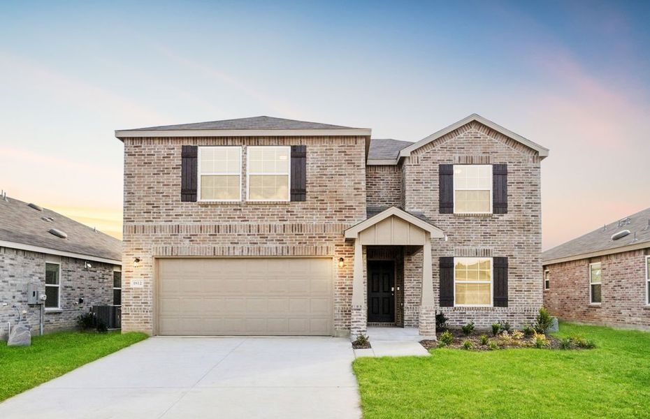 The Stockdale, a two-story home with 2-car garage The Stockdale, a two-story home with 2-car garage