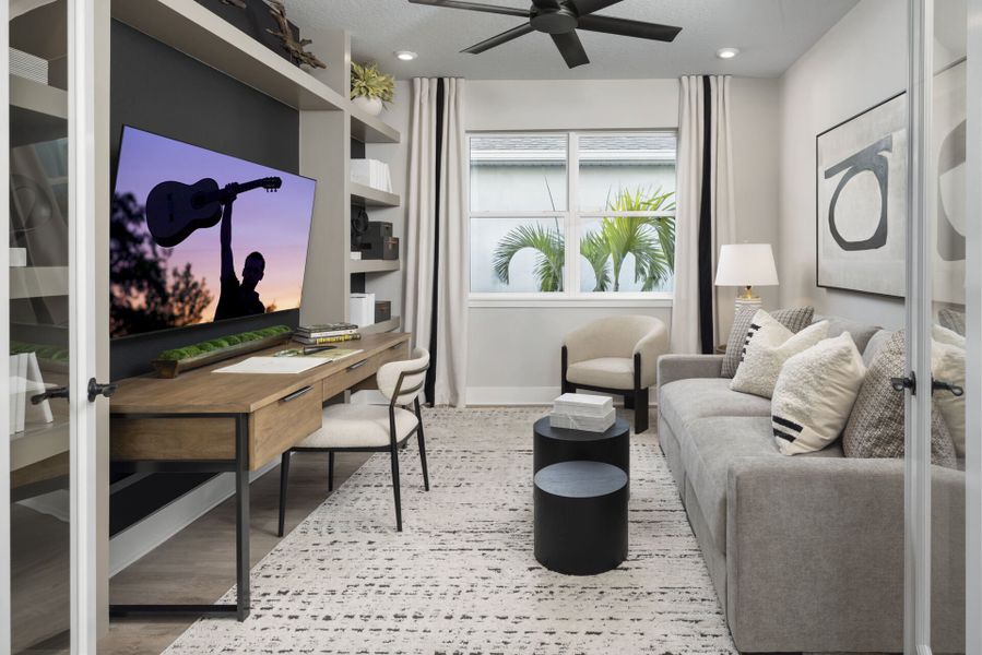 Representative furnished interior of a home built from the Terra Rosa II by Mattamy Homes in Crosswind Ranch, Parrish (Image 9).