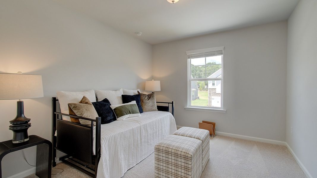 Representative furnished interior of a home built from the Layla II by DRB Homes in Towne Center, Hampton (Image 22).