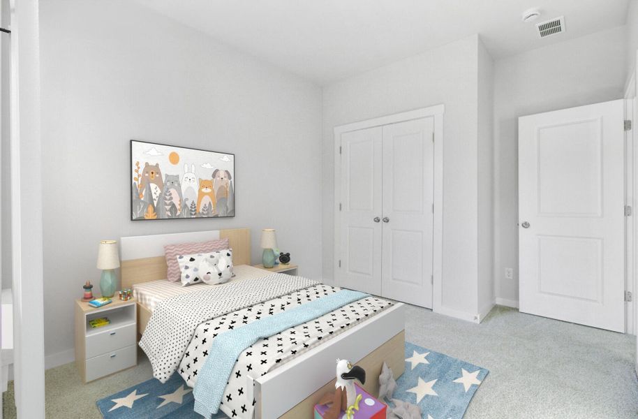 Furnished interior view inside a new home in Indigo Grove Townhomes, Johns Island (Image 14).