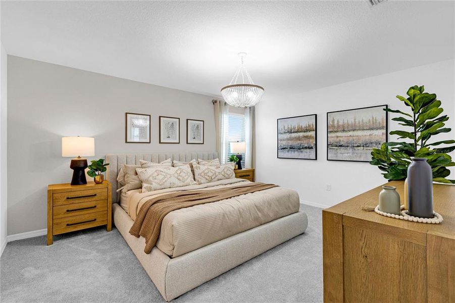 Furnished interior view inside a new home in Rye Ranch, Parrish (Image 28). Furnished interior view inside a new home in Rye Ranch, Parrish (Image 28).