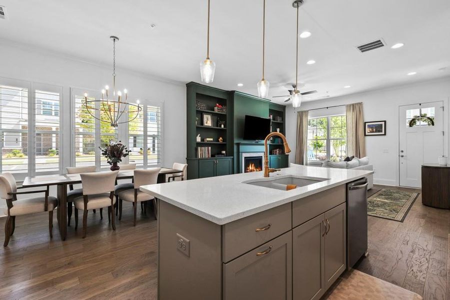 Furnished interior view inside a new home in , Woodstock (Image 6).