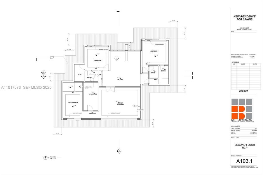2D floor plan layout of this home in , South Miami, FL (Image 5).