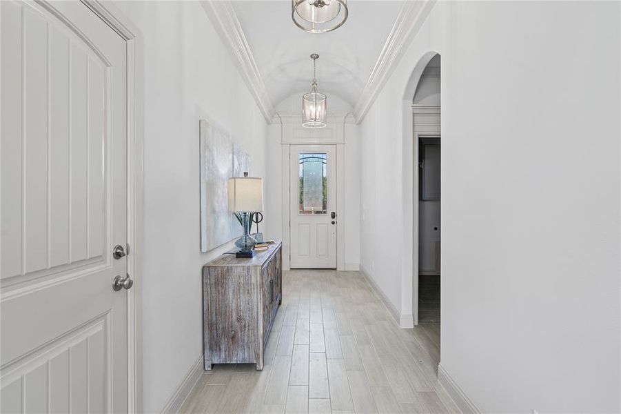Furnished interior view inside a new home in , Springtown (Image 32).