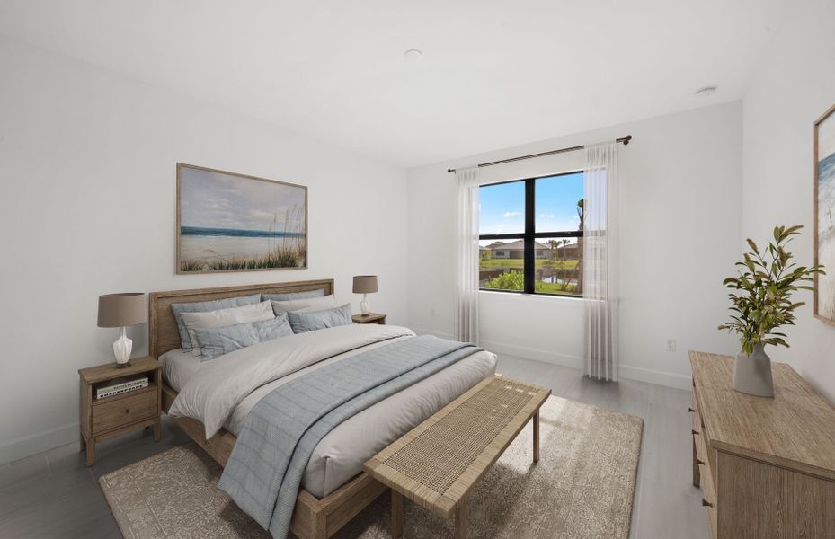 Virtually staged for illustrative purposes only. Furniture not included