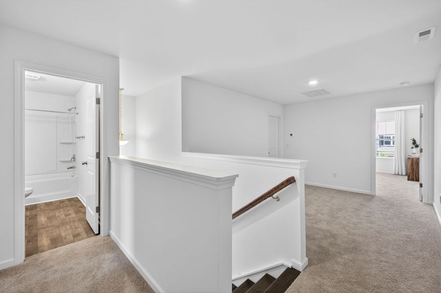 Furnished interior view inside a new home in Morgan Hills, Albemarle (Image 27).