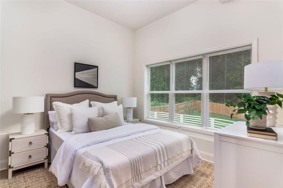 Furnished interior view inside a new home in , Atlanta (Image 11). Furnished interior view inside a new home in , Atlanta (Image 11).