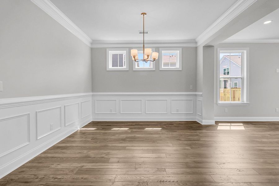 Spacious, unfurnished interior of a new home in Tidewater at Lakes of Cane Bay, Summerville (Image 17).